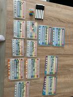 Complete set qeixx geplastificeerde score kaarten, Ophalen of Verzenden