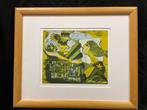 Originele ets aquatint van René Tosari ‘95, Antiek en Kunst, Kunst | Litho's en Zeefdrukken, Ophalen