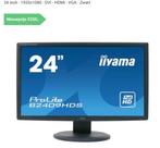 iiyama ProLite B2409HDS-1 - 24 inch, Computers en Software, Monitoren, VGA, 3 tot 5 ms, In hoogte verstelbaar, Refurbished