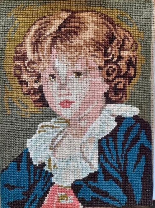 Geborduurd schilderij, Antiek en Kunst, Kunst | Schilderijen | Klassiek, Ophalen