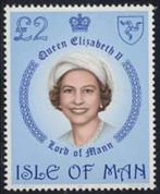 Kavel 251 Zegel Queen Elisabeth Isle of Man, Postzegels en Munten, Postzegels | Europa | UK, Verzenden, Postfris