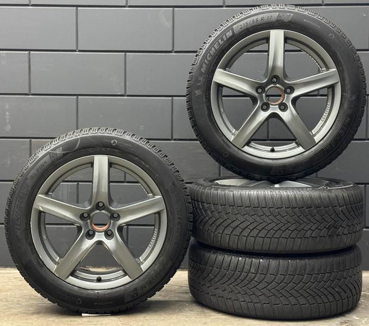 17 inch Alutec Grip VW Passat B8 5x112 ET35 215/55/17 Winter, Auto-onderdelen, Banden en Velgen, Banden en Velgen, Winterbanden