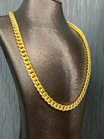 14 karaat gouden cuban ketting schakel dik model, Sieraden, Tassen en Uiterlijk, Kettingen, Ophalen of Verzenden, Zo goed als nieuw
