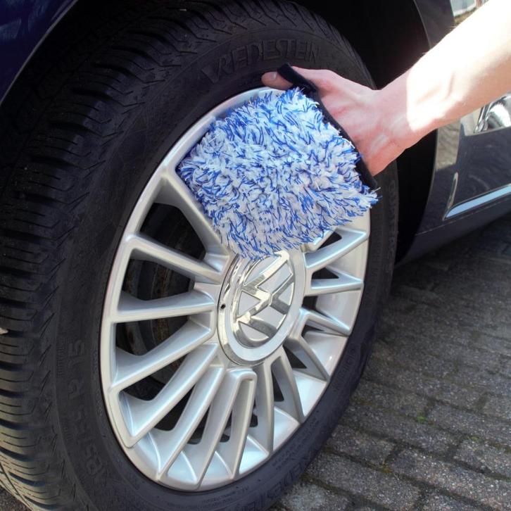 Mini Wheel Mitt – Microvezel Velgen Washandschoen, Auto diversen, Onderhoudsmiddelen, Ophalen of Verzenden