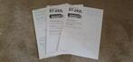 Handleiding en Quick Reference Card Sony ST-242L tuner 1980, Ophalen of Verzenden, Gebruikt