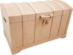 Houten Speelgoed kist schatkist blank, Huis en Inrichting, Ophalen, Minder dan 50 cm, 50 tot 100 cm, Zo goed als nieuw