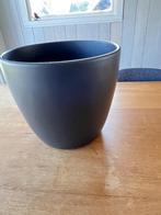 Bloempot diameter 30 cm Antraciet, Ophalen, Steen, Overige kleuren, Zo goed als nieuw