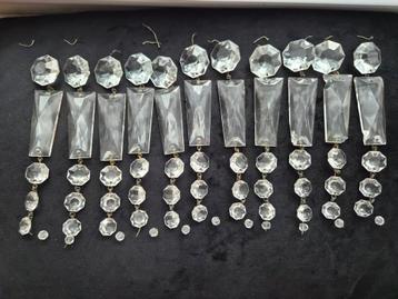 Kroonluchter glas/kristallen vintage hangers beschikbaar voor biedingen
