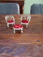 Brocante setje poppenhuis, Verzamelen, Ophalen of Verzenden, Gebruikt, Poppenhuis