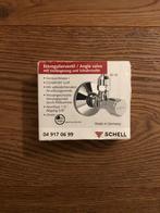 3x Schell hoekstopkraan met roset 1/2 inch x10 knel Chroom, Ophalen of Verzenden, Nieuw