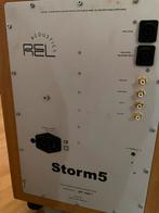 Rel Storm 5, Overige merken, Subwoofer, Ophalen of Verzenden, Zo goed als nieuw