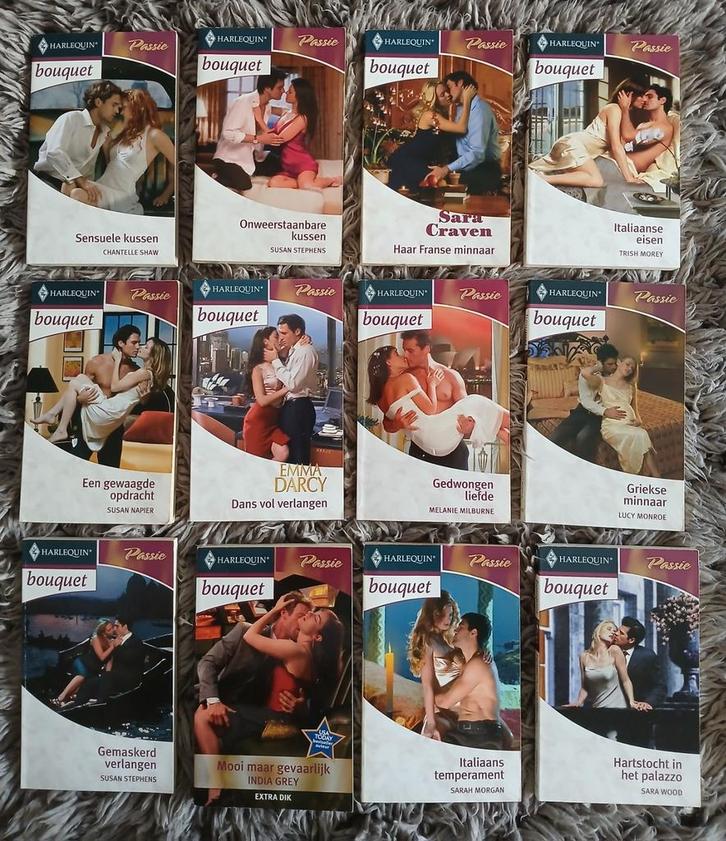 HARLEQUIN BOUQUET PASSIE REEKS, Boeken, Romans, Zo goed als nieuw, Nederland, Verzenden