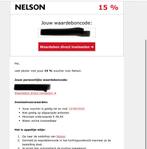 Nelson korting, Eén persoon, Kortingsbon, Overige typen