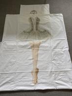 Eenpersoons dekbedovertrek SNURK met ballerina print, Kinderen en Baby's, Kinderkamer | Beddengoed, Meisje, Wit, Dekbedovertrek