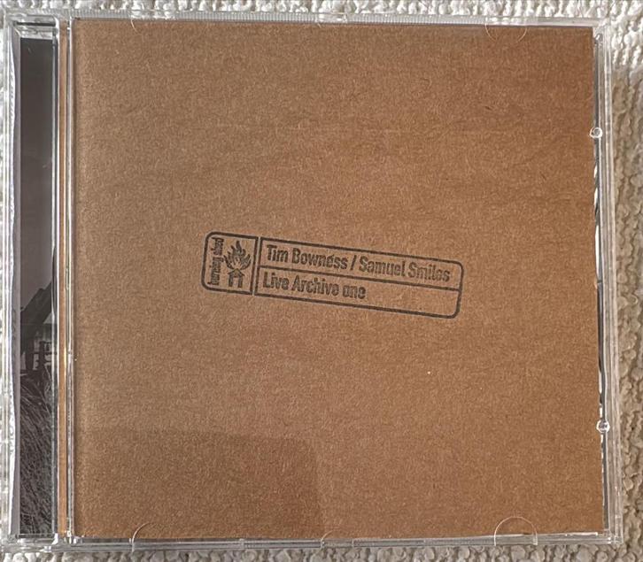 TIM BOWNESS, Samuel Smiles, Live Archive One, No-Man, Cd's en Dvd's, Cd's | Rock, Zo goed als nieuw, Progressive, Verzenden