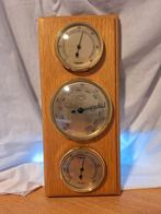Ouderwetse 3-in-1 Barometer 12x27 cm, Ophalen of Verzenden, Gebruikt, Barometer