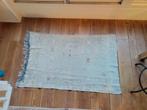 Vintage Berber tapijtje - Lichtblauw 135x85cm, Gebruikt, Blauw, Ophalen of Verzenden, Rechthoekig