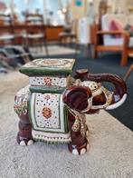 Grote vintage keramiek olifant / plantenstandaard 70s, Ophalen, Gebruikt, ., .