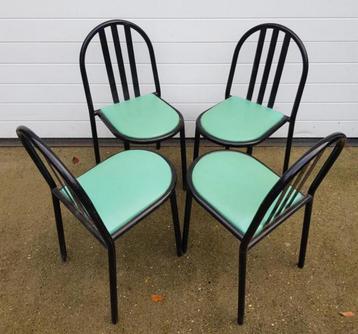 18 x Robert Mallet Stevens design stoelen Bauhaus zwart beschikbaar voor biedingen