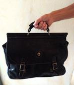 Leren aktetas, Ophalen, Gebruikt, Bruin, Aktetas of Boekentas