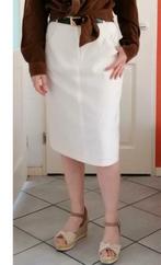 Bardehle vintage creme witte kokerrok rok jaren 80 M-L 35109, Kleding | Dames, Maat 38/40 (M), ., Wit, Ophalen of Verzenden