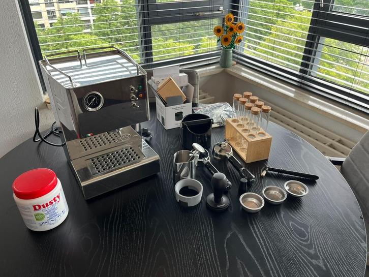 Quickmill 3000 met OPV - Topstaat - Compleet pakket, Witgoed en Apparatuur, Koffiezetapparaten, Zo goed als nieuw, Koffiebonen