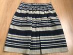 Purdey blauw grijs gestreept rokje 42 zwart, Blauw, Maat 42/44 (L), Ophalen of Verzenden, Zo goed als nieuw