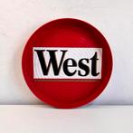 West | vintage reclame dienblad, Ophalen of Verzenden, Zo goed als nieuw, Gebruiksvoorwerp