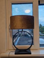 Grote Staande Lamp Velours Goud Dimmer, Huis en Inrichting, Gebruikt, Ophalen of Verzenden, Metaal, 75 cm of meer