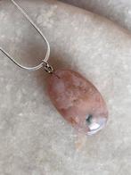 Bloemagaat ketting, Sieraden, Tassen en Uiterlijk, Ophalen of Verzenden, Zo goed als nieuw