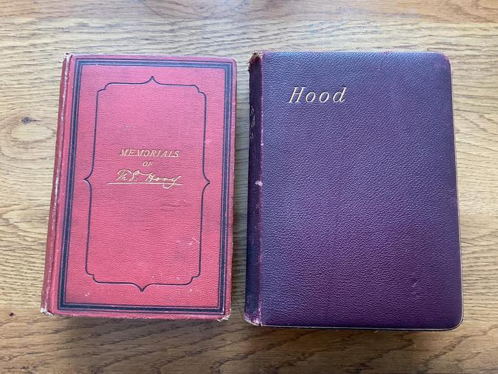 2 X Thomas Hood .Memorials & Hoods Poetical Works, Antiek en Kunst, Antiek | Boeken en Bijbels, Ophalen of Verzenden