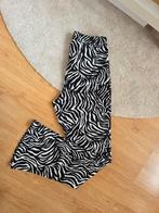 Zebra flared broek Costes maat S (ingekort 164cm), Maat 38/40 (M), Zwart, Ophalen of Verzenden, Zo goed als nieuw