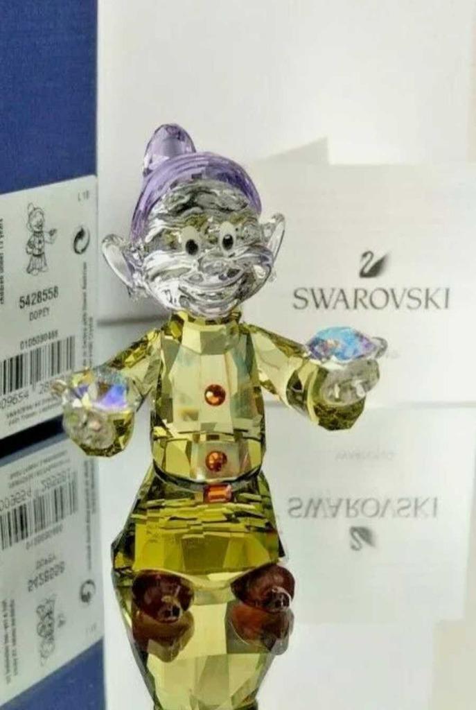 Swarovski Disney Dopey Nieuw, Verzamelen, Swarovski, Nieuw, Sieraad of Horloge, Ophalen of Verzenden