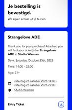 1x Job Jobse Strangelove ADE 25-10-2025, Eén persoon, Oktober