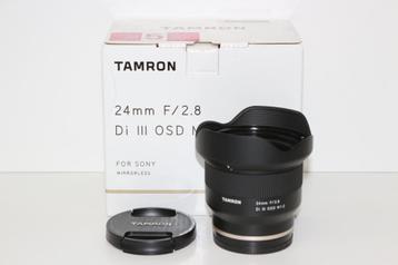 Tamron 24mm f/2.8 DI III OSD Macro 1:2 Sony E-mount Lens/Obj beschikbaar voor biedingen