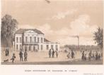 STADS-SCHOUWBURG EN VREEBURG TE UTRECHT Litho 1853 vd Weijer, Antiek en Kunst, Ophalen of Verzenden