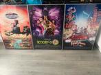 Grote filmposters 3 stuks ingelijst, Verzamelen, Posters, Met lijst, Deurposter of groter, Ophalen of Verzenden, Zo goed als nieuw