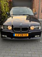 BMW 3-Serie 2.8 I 328 Cabriolet 1995 Zwart Handgeschakeld, Auto's, BMW, Achterwielaandrijving, Zwart, Cabriolet, Handgeschakeld