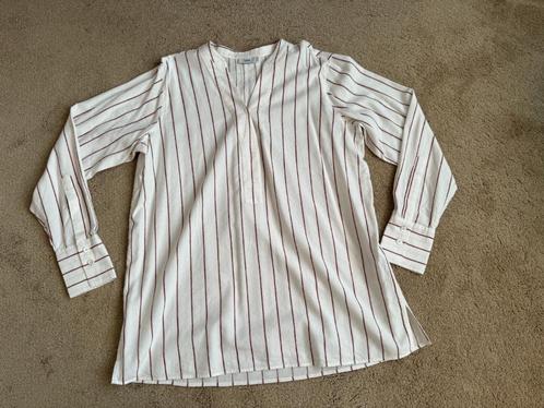 Gestreepte blouse Closed, maat L, Kleding | Dames, Blouses en Tunieken, Zo goed als nieuw, Wit, Verzenden