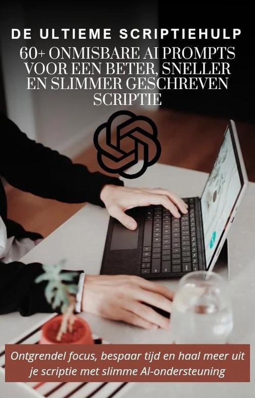 Scriptiehulp met AI – 60 Prompts voor Studenten (PDF), Boeken, Studieboeken en Cursussen, Nieuw, Niet van toepassing, Beta, Verzenden