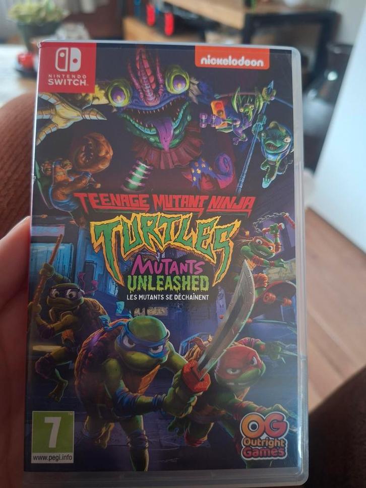 Teenage Mutant Ninja Turtles: Mutants Unleashed - Switch, Spelcomputers en Games, Games | Nintendo Switch, Zo goed als nieuw, Avontuur en Actie