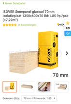 Isover isolatie sonepanel 70mm - 5 pakken glaswol, Doe-het-zelf en Verbouw, Isolatie en Afdichting, 4 tot 8 cm, Ophalen of Verzenden