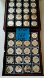 WW II 75 JAAR VRIJHEID EDELCOLLECTIE VERZILVERD KAVEL 187, Postzegels en Munten, Penningen en Medailles, Ophalen of Verzenden
