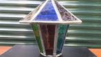 Amsterdamse School hanglampje glas in lood, Ophalen of Verzenden