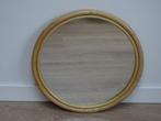 Grote ronde bamboe rotan spiegel 50 cm, Huis en Inrichting, Woonaccessoires | Spiegels, Ophalen, Minder dan 50 cm, Rond, Zo goed als nieuw