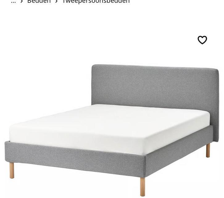 Zgan Tärnkullen  ikea bedframe en Hamarvik matras 200x140 cm, Huis en Inrichting, Slaapkamer | Matrassen en Bedbodems, Gebruikt