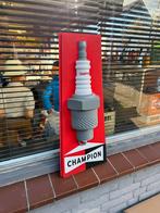 Vintage Champion Bougie Reclamebord, Reclamebord, Gebruikt, ., Ophalen of Verzenden
