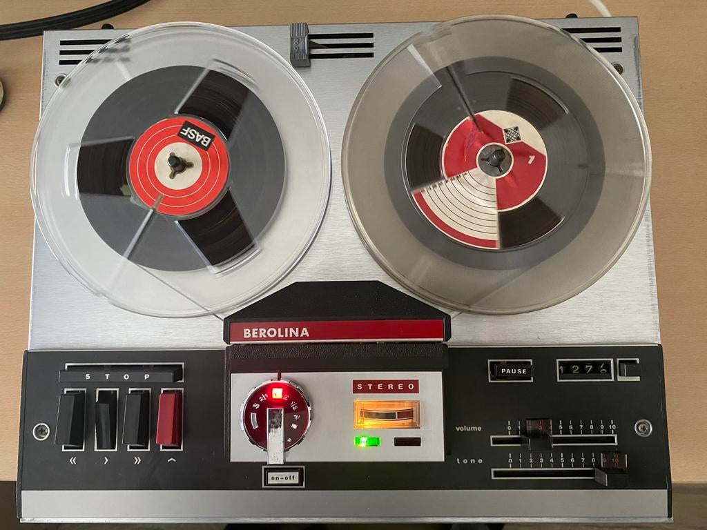 Geluidsapparatuur Telefunken Berolina bandrecorder., Ophalen, Bandrecorder