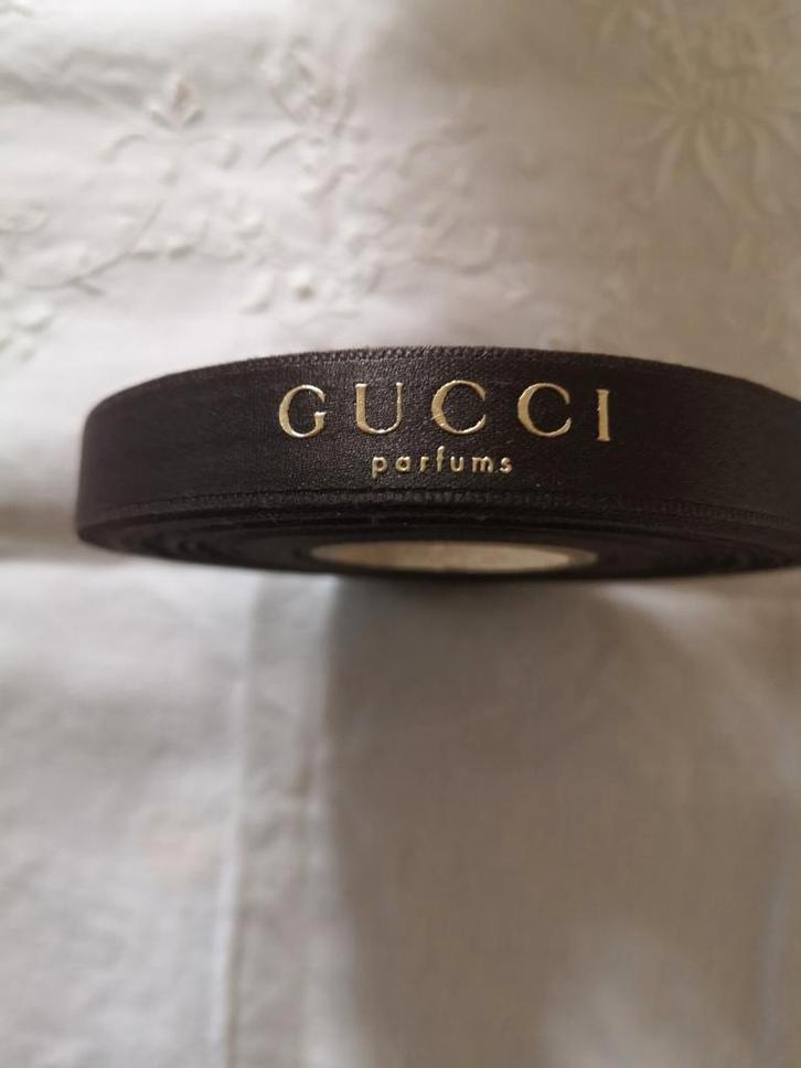 Rol oud Gucci lint stof, Verzamelen, Parfumverzamelingen, Zo goed als nieuw, Miniatuur, Ophalen of Verzenden