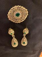 marokaans traditioneel verguld sieraden set/caftan/takschita, Ophalen of Verzenden, Nieuw, Goud